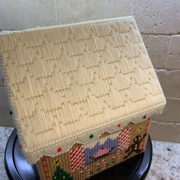 Gingerbread House Holiday Cross Stitch - Already Made for you! #3 - Picture 3 of 7